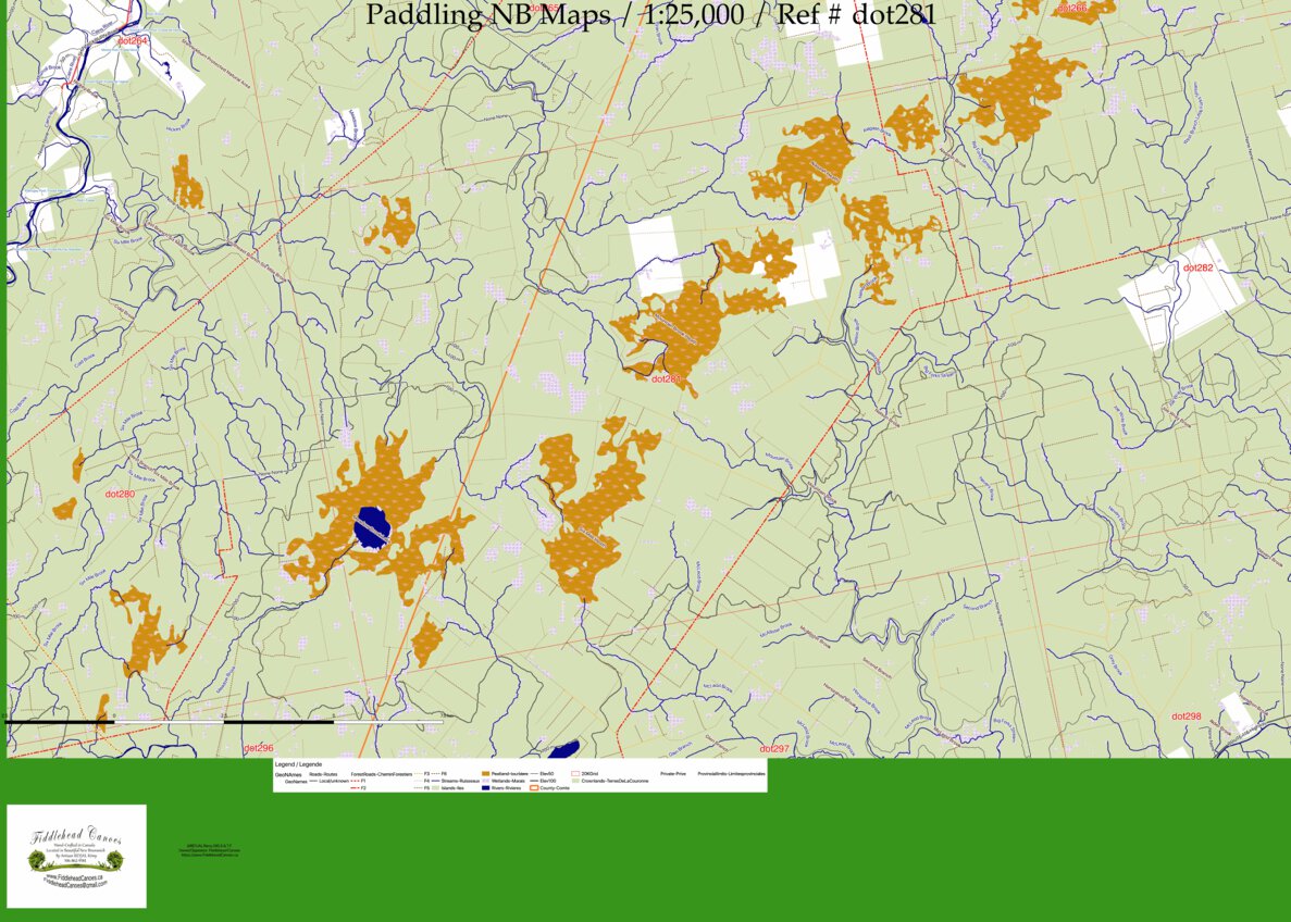 dot281 Map by Fiddlehead Canoes | Avenza Maps