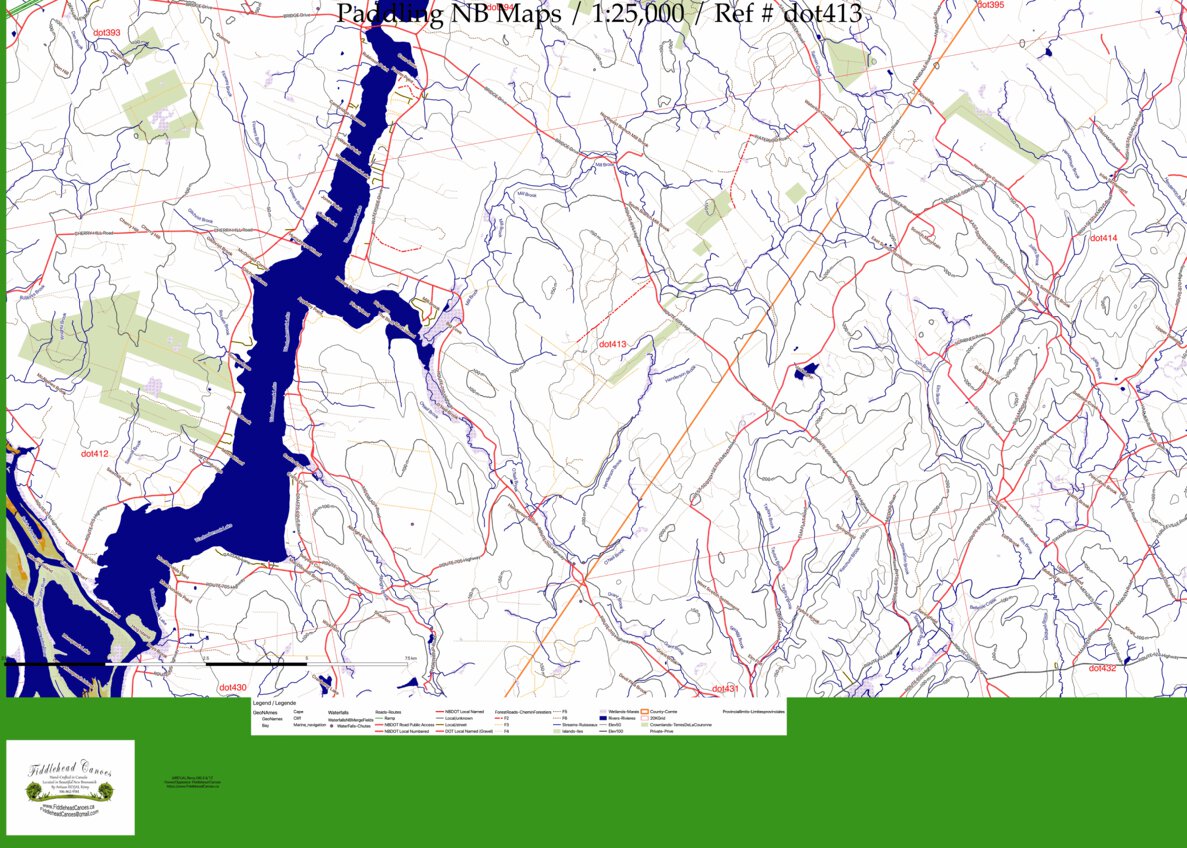 dot413 Map by Fiddlehead Canoes | Avenza Maps