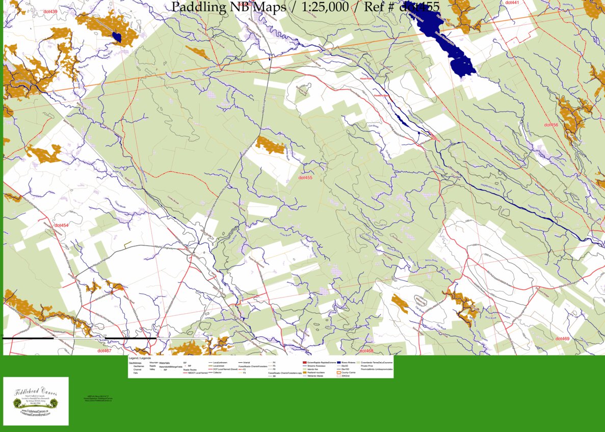 dot455 Map by Fiddlehead Canoes | Avenza Maps
