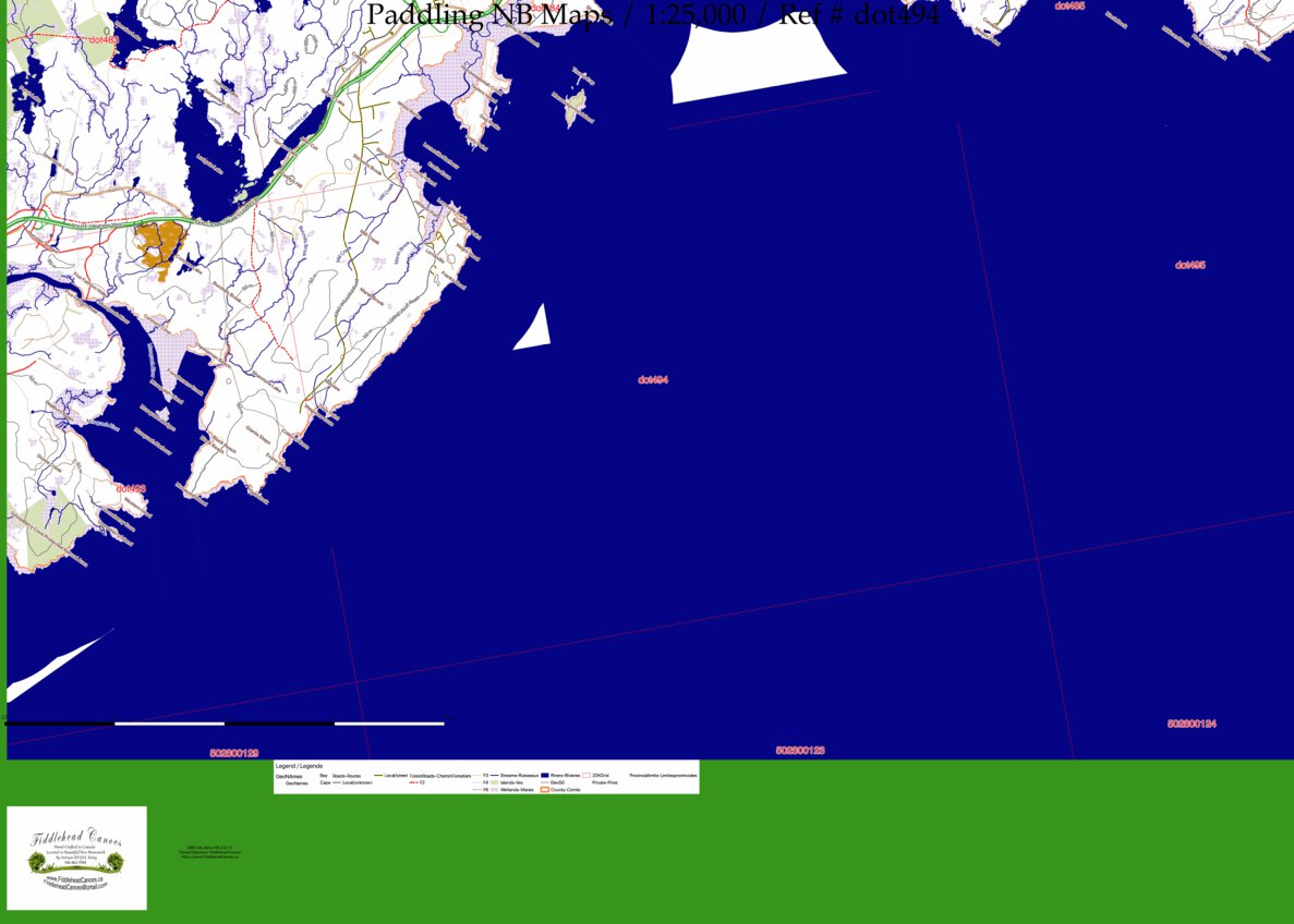 dot494 Map by Fiddlehead Canoes | Avenza Maps