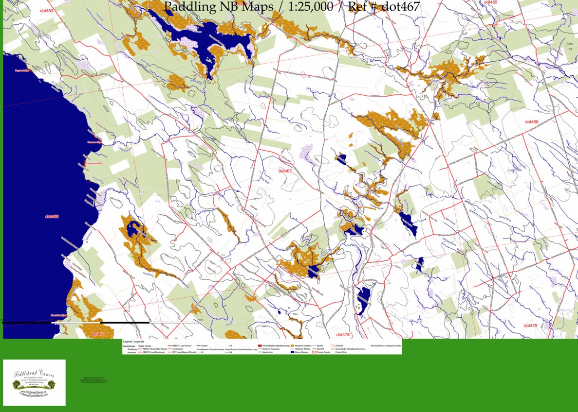 dot467 Map by Fiddlehead Canoes | Avenza Maps