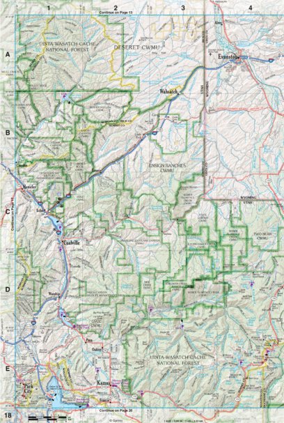Utah Atlas & Gazetteer Page 18 Preview 1