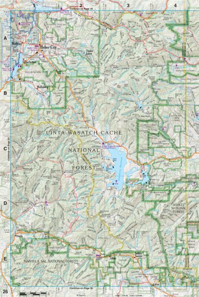 Utah Atlas & Gazetteer Page 26 Preview 1