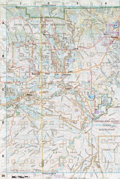 Utah Atlas & Gazetteer Page 28 Preview 1