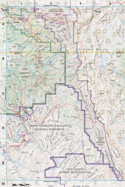 Utah Atlas & Gazetteer Page 52 Preview 1