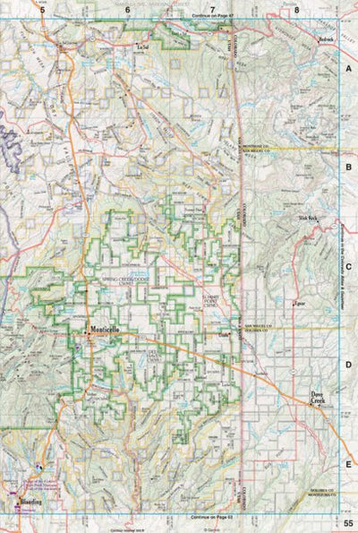 Utah Atlas & Gazetteer Page 55 Preview 1