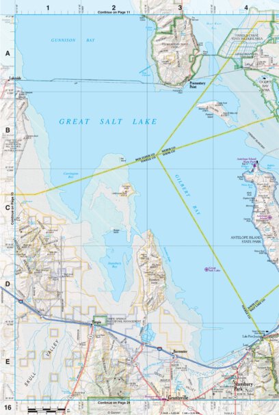 Utah Atlas & Gazetteer Page 16 Preview 1