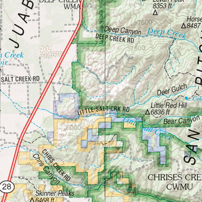 Utah Atlas & Gazetteer Page 35 Preview 2