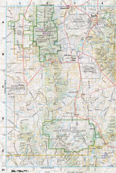 Utah Atlas & Gazetteer Page 24 Preview 1
