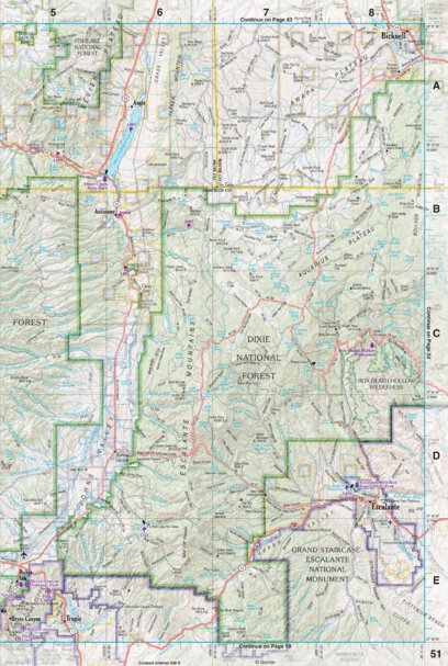 Utah Atlas & Gazetteer Page 51 Preview 1