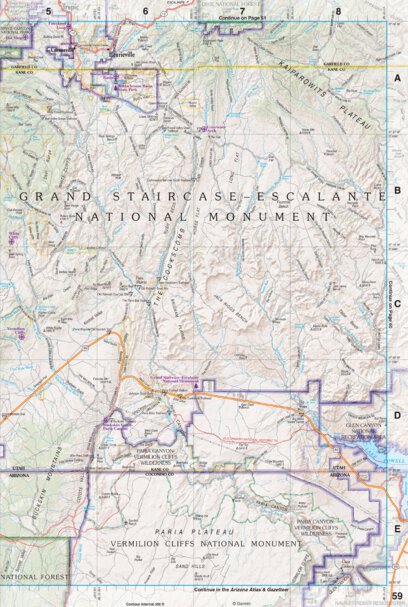 Utah Atlas & Gazetteer Page 59 Preview 1