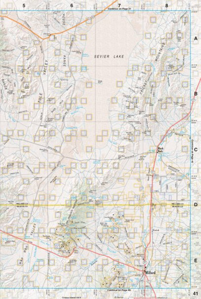 Utah Atlas & Gazetteer Page 41 Preview 1