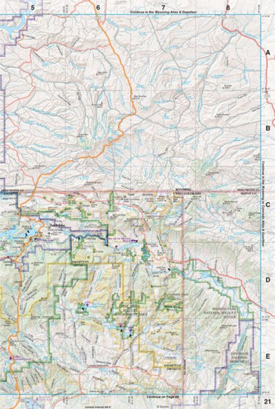 Utah Atlas & Gazetteer Page 21 Preview 1
