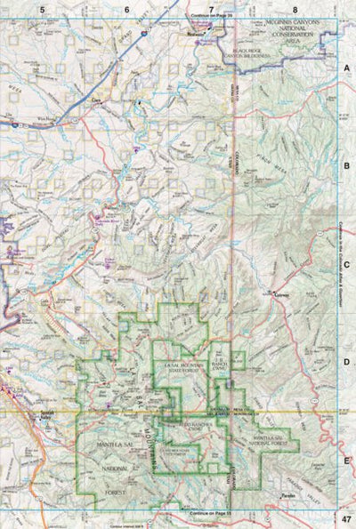 Utah Atlas & Gazetteer Page 47 Preview 1