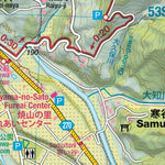 Hoko-ga-dake 鉾ヶ岳 Hiking Map (Chubu, Japan) 1:20,000 Preview 2