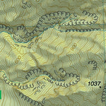 Hoko-ga-dake 鉾ヶ岳 Hiking Map (Chubu, Japan) 1:20,000 Preview 3