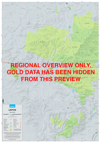 Linton - Gold Prospecting Map Preview 1