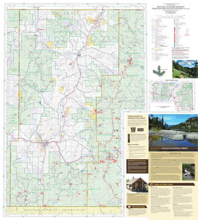 Republic-Three Rivers Ranger District Map West Preview 1
