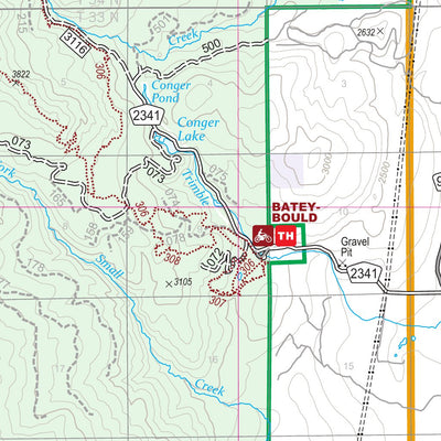 Newport-Sullivan Lake Ranger District Map South Preview 2