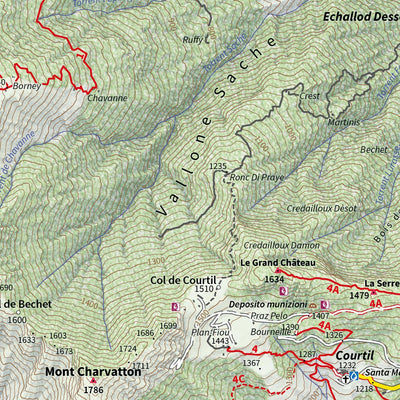 Basse valli del Monte Rosa-Val d'Ayas-Val di Gressoney 4LAND 382 Preview 3