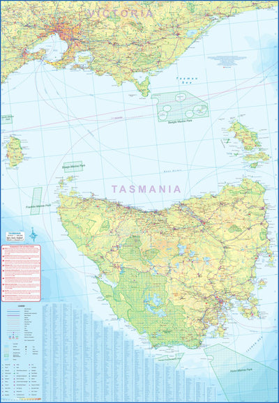 Tasmania (Australia) 1:800,000 - ITMB Preview 1