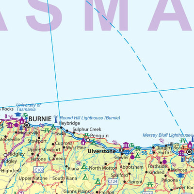 Tasmania (Australia) 1:800,000 - ITMB Preview 2