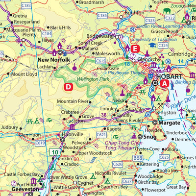 Tasmania (Australia) 1:800,000 - ITMB Preview 3