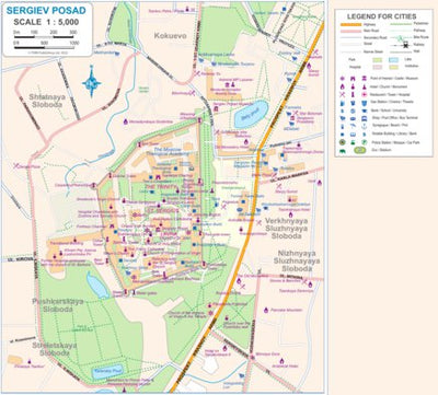 Sergiev Posad (Russia) 1:5,000 (ITMB) Preview 1
