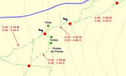Ometepe Mapa General y Los Volcán Senderos Detallado Preview 3