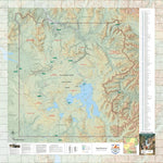 Yellowstone National Park Hiking Trails Map - Hike Yellowstone - Bike Yellowstone Preview 1