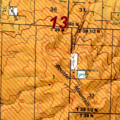 Nevada Unit 13 Land Ownership Map Preview 2