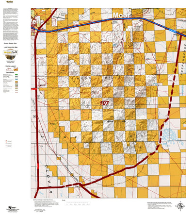 Nevada Unit 107 Land Ownership Map Preview 1