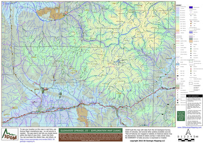 Glenwood Springs Exploration Map for Sightseeing Preview 1