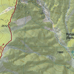 Jonen-dake 常念岳 Cho-ga-take 蝶ヶ岳 Hiking Map (Chubu, Japan) 1:25,000 Preview 3