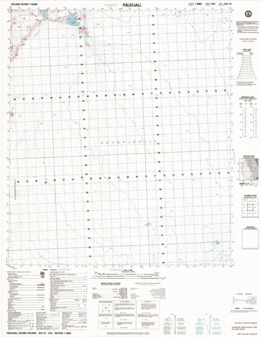 Pálsfjall (2001-618) Map by Landmalingar Islands | Avenza Maps