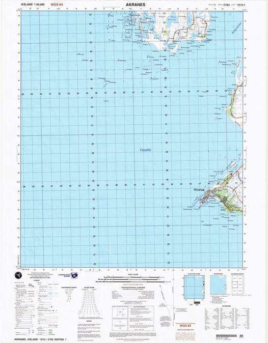 Akranes (2004-152) Map by Landmalingar Islands | Avenza Maps