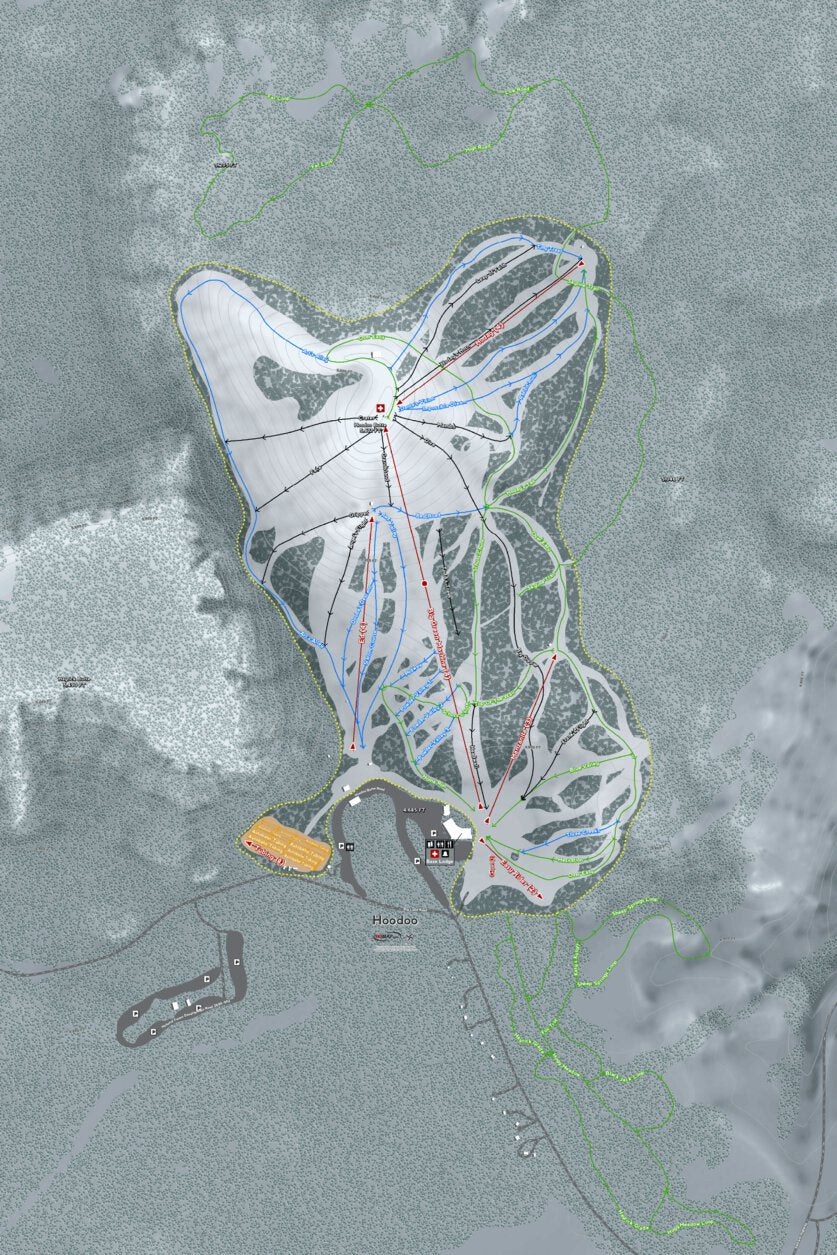 Hoodoo Resort Map by Mapsynergy | Avenza Maps