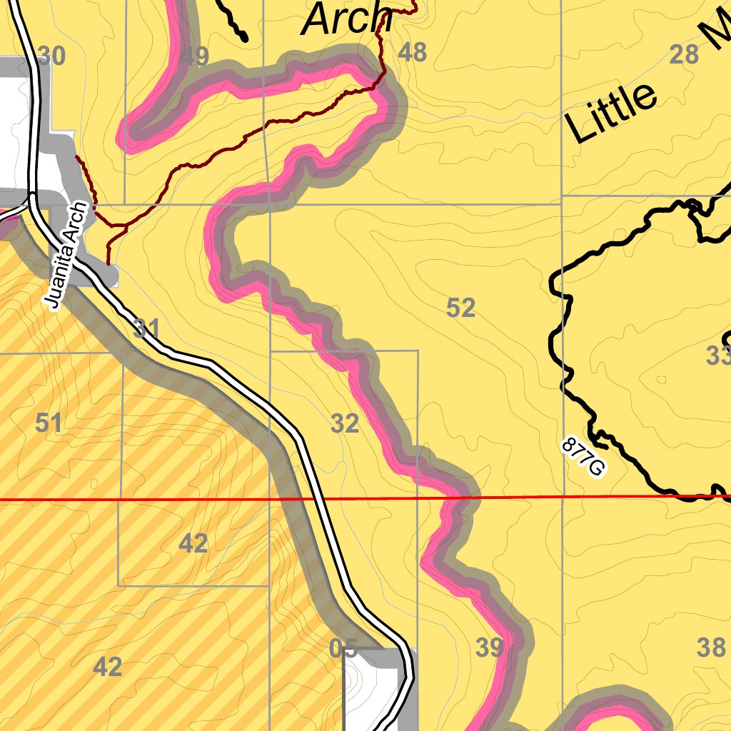 BLM CO GJFO Travel Management Map 15 Sinbad by Bureau of Land ...