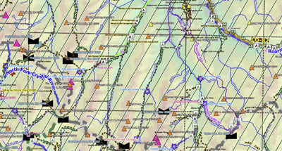 Colorado Hiking Trails and Recreation Map Preview 2