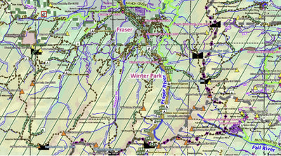 Colorado Hiking Trails and Recreation Map Preview 3