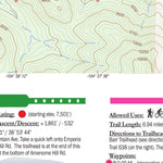 Trail Map#5, Pikes Peak Area, Pikes Peak Region Series Preview 2