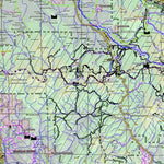 Colorado Hiking Trails and Recreation Map Preview 1