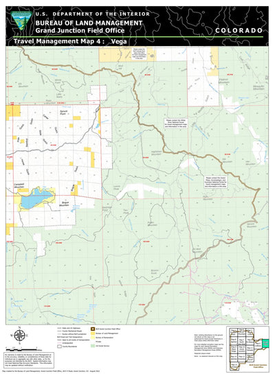 BLM CO GJFO Travel Management Map 4 Vega Preview 1