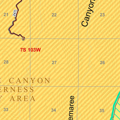 BLM CO GJFO Travel Management Map 8 Highline Preview 3