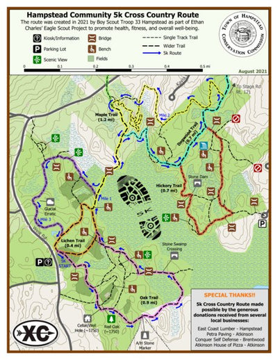 Hampstead, NH Western 5k Course Preview 1
