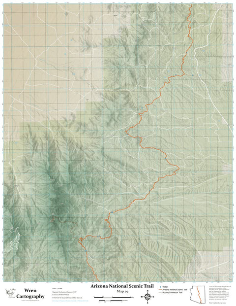 Arizona Trail - Map 29 Preview 1