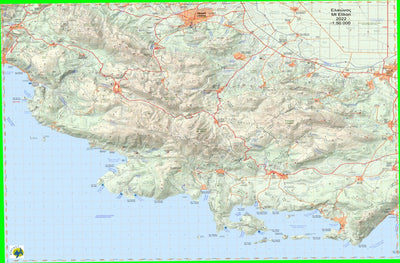 Elikonas, Central Greece [Hiking Map 1:50.000] Preview 1