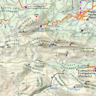 Elikonas, Central Greece [Hiking Map 1:50.000] Preview 3