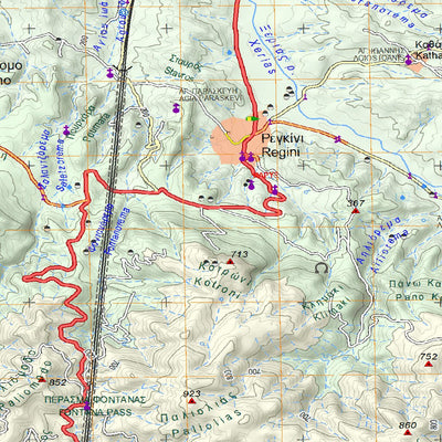 Kallidromo,Central Greece [Hiking Map 1:50.000] Preview 2