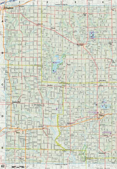 Illinois Atlas & Gazetteer Page 62 Preview 1